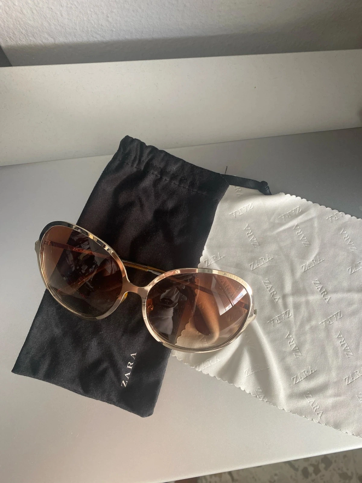Zara metal Maxi sunglasses – photo 2